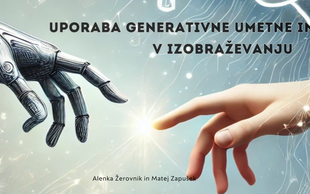 📖 Nova znanstvena monografija: Uporaba generativne umetne inteligence v izobraževanju 🤖📚